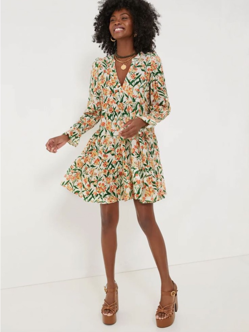 Tuckernuck Floral Mini Dress XL